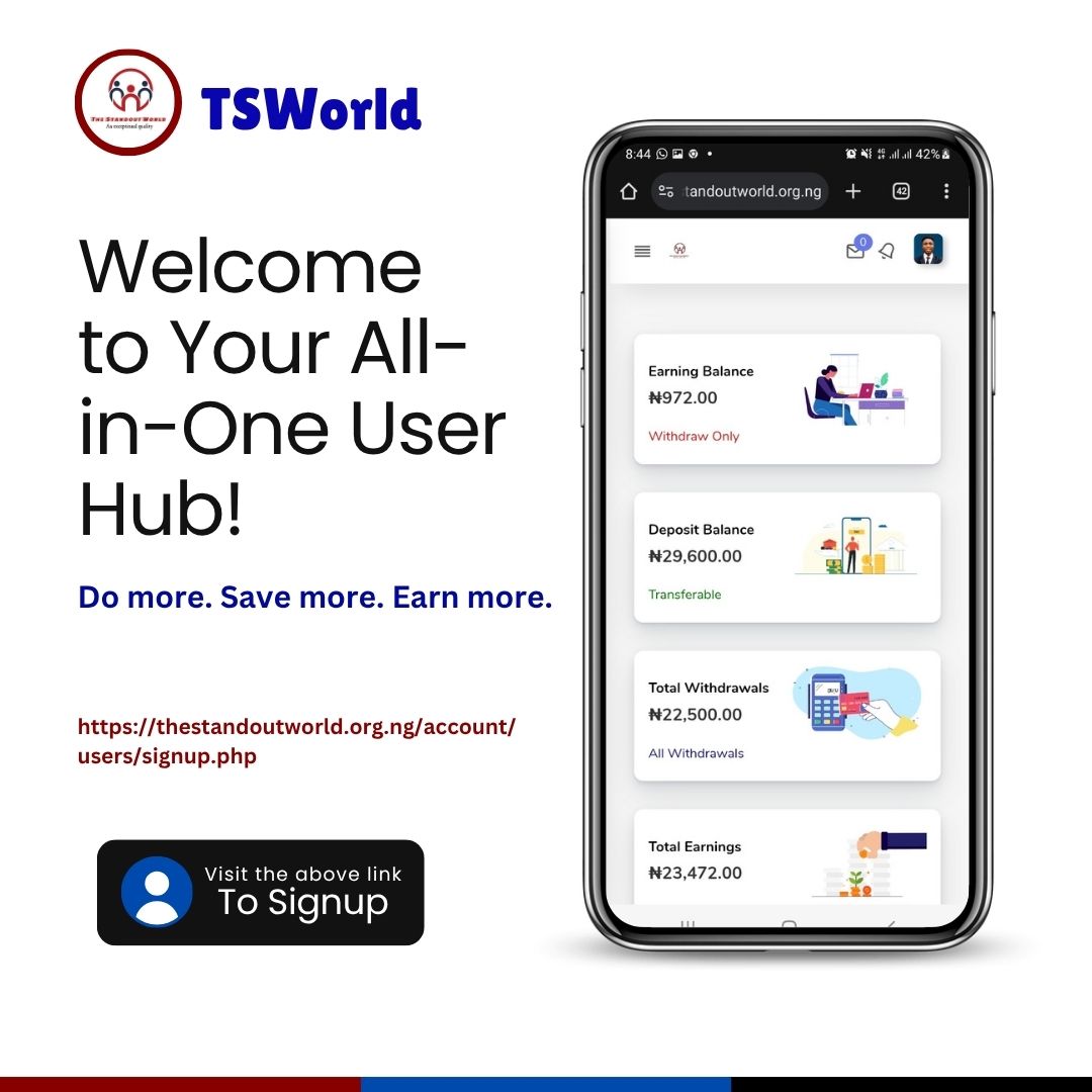How to Use The Standout World User Account: Learn, Earn, and Grow!